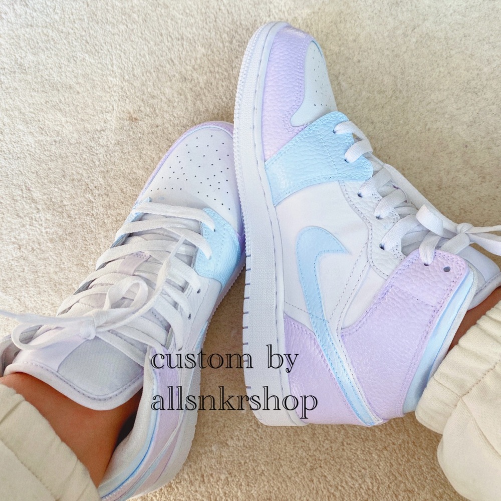 Nike air jordan 1 mid custom - Picture 2 of 2